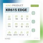یخچال مشکی 60 سانتی سری اج KR 615  EDGE ( کافی شاپی ) - Image 2
